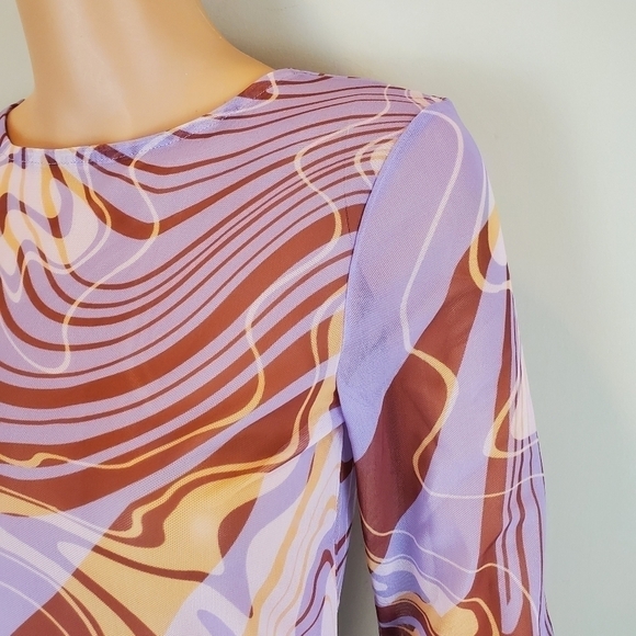 ASOS Design sheer long sleeve bodysuit - Picture 7 of 12